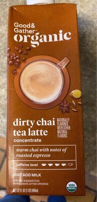Dirty Chai Tea Latte Concentrate, Dirty Chai Tea Latte