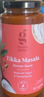 Tikka Masala Simmer Sauce Made With Yogurt & Toasted Spices, Tikka Masala