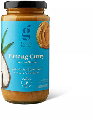 Panang Curry Simmer Sauce Made With Real Coconut Milk & Creamy Peanut Butter, Panang Curry