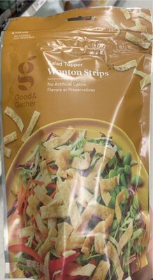 Wonton Strips Salad Topper, Wonton Strips
