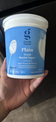 Plain Greek Nonfat Yogurt, Plain