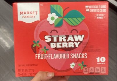 Strawberry Fruit-Flavored Snacks, Strawberry