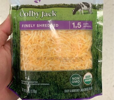 Colby Jack Colby & Monterey Jack Finely Shredded Cheese Blend, Colby Jack