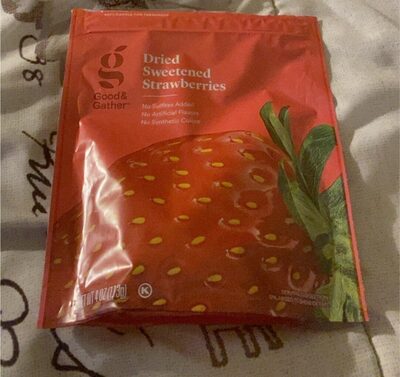 Sweetened Dried Strawberries, Sweetened