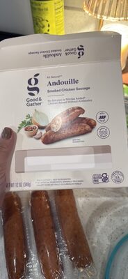 Andouille Smoked Chicken Sausage, Andouille