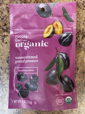 Unsweetened Pitted Prunes, Unsweetened