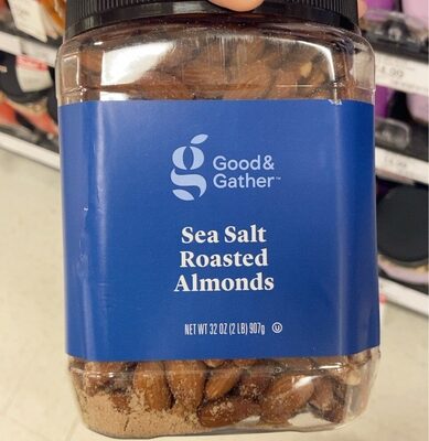 Sea Salt Roasted Almonds, Sea Salt Roasted