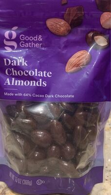 Dark Chocolate Almonds, Dark Chocolate