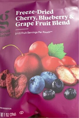 Cherry, Blueberry & Grape Freeze-Dried Fruit Blend, Cherry, Blueberry & Grape