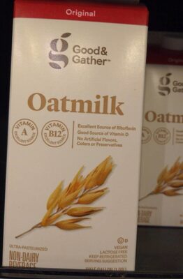 Less Sweet Oatmilk Non-Dairy Beverage, Less Sweet