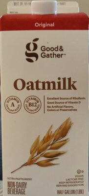 Original Oatmilk Non-Dairy Beverage, Original
