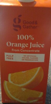 Pulp Free Orange Juice, Pulp Free Orange