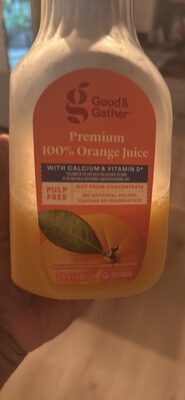 Pulp Free Orange Premium Juice With Calcium & Vitamin D, Pulp Free Orange