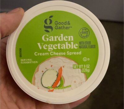 Garden Vegetable Cream Cheese Spread, Garden Vegetable