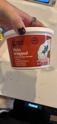 Plain Whipped Cream Cheese Spread, Plain Whipped