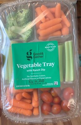 Vegetable Tray With Ranch Dip, Ranch Dip