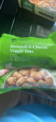 Broccoli & Cheese Veggie Tots, Broccoli & Cheese