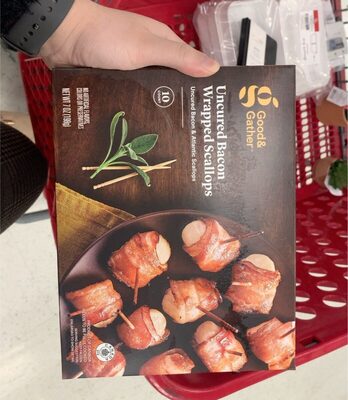Uncured Bacon-Wrapped Scallops, Uncured Bacon