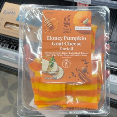 Honey Pumpkin Goat Cheese Ravioli, Honey Pumpkin Goat Cheese