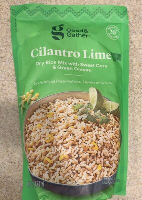 Cilantro Lime Dry Rice Mix With Sweet Corn & Green Onions, Cilantro Lime