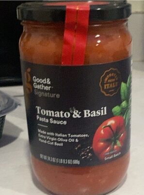 Tomato & Basil Pasta Sauce, Tomato & Basil