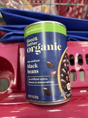 Black Low Sodium Beans, Black
