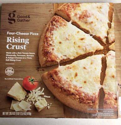 Four Cheese Made With A Rich Tomato Sauce, Mozzarella, Parmesan, Romano & Asiago Cheeses On A Thick, Self-Rising Crust Pizza, Four Cheese