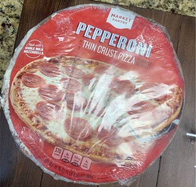 Pepperoni Thin Crust Pizza, Pepperoni
