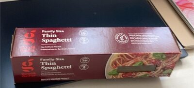 Enriched Macaroni Product, Thin Spaghetti