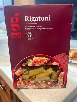 Enriched Macaroni Product, Rigatoni