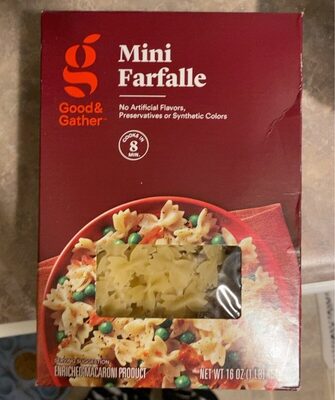 Enriched Macaroni Product, Mini Farfalle