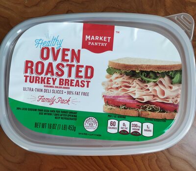Oven Roasted Turkey Breast Ultra-Thin Deli Slices, Oven Roasted