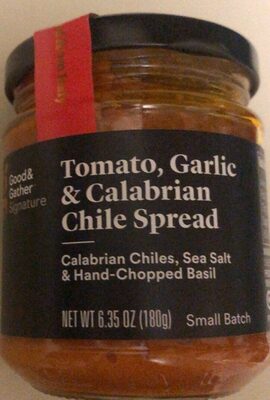 Tomato, Garlic & Calabrian Chile Spread, Tomato, Garlic & Calabrian Chile