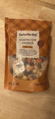Scarecrow Crunch Trail Mix With Peanuts, Peanut Butter Candies, Milk Chocolate-Covered Cereal Squares, White Chocolate Oat Cereal And Milk Chocolate Marshmallow Bits, Scarecrow Crunch