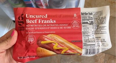 Uncured Beef Franks, Uncured Beef