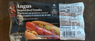 Angus Uncured Beef Franks, Angus