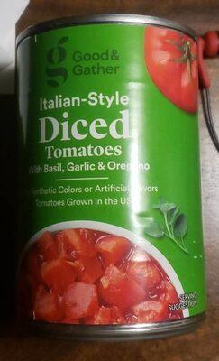 Italian-Style Diced Tomatoes With Basil, Garlic & Oregano, Italian-Style