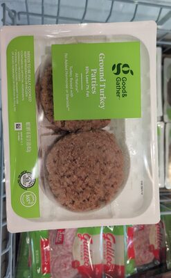 93% Lean/7% Fat Ground Turkey Patties