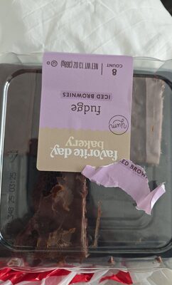 Fudge Iced Brownies, Fudge Iced