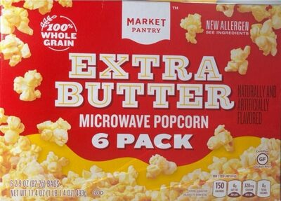 Extra Butter Microwave Popcorn, Extra Butter