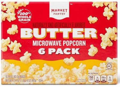 Butter Microwave Popcorn, Butter