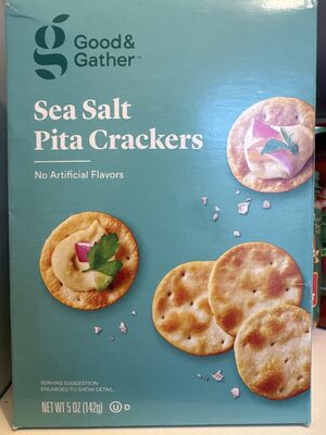 Sea Salt Pita Crackers, Sea Salt