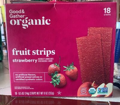 Strawberry Fruit Strips, Strawberry