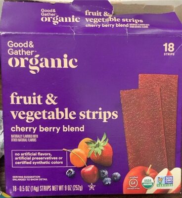 Cherry Berry Blend Fruit & Vegetable Strips, Cherry Berry Blend