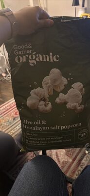 Olive Oil & Himalayan Salt Popcorn, Olive Oil & Himalayan Salt