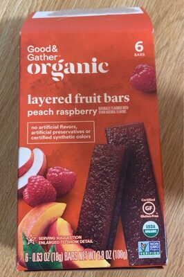 Peach Raspberry Layered Fruit Bars, Peach Raspberry