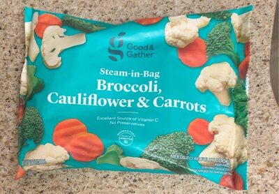 Steam-In-Bag Broccoli, Cauliflower & Carrots
