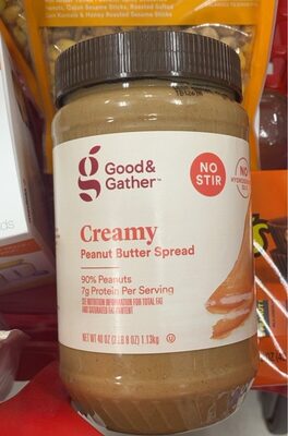 Creamy No Stir Peanut Butter Spread, Creamy