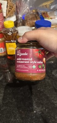 Mild Roasted Restaurant-Style Salsa, Mild Roasted Restaurant-Style
