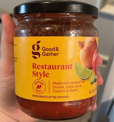 Medium Restaurant-Style Salsa, Medium Restaurant-Style
